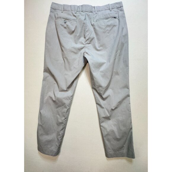 Polo Ralph Lauren Tailored Golf Pants Sze 36/30 Gray Checkered Flat Front Sports - Picture 12 of 15